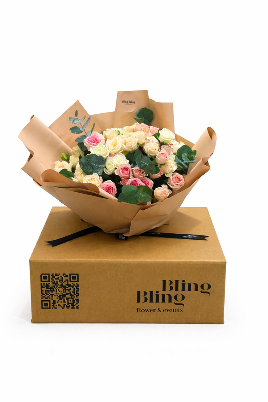 باقة روز راقيه